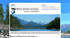 Desktop Screenshot of desolationsoundyachtcharters.com